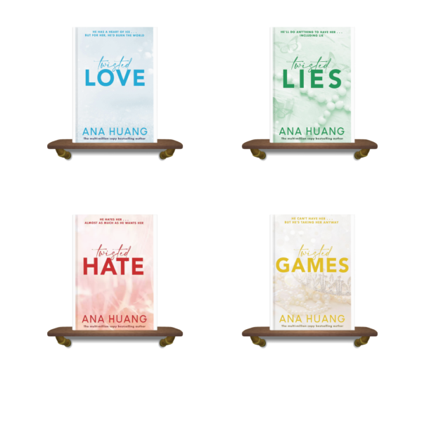 Combo set of 4 Books : Twisted Love + Twisted Lies + Twisted Hate + Twisted Game