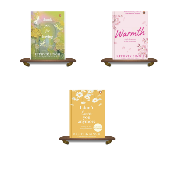 Thank you for leaving + Warmth + I don't love you any more | Bestselling Author Rithvik Singh’s Debut Book (Set of 3 Books)